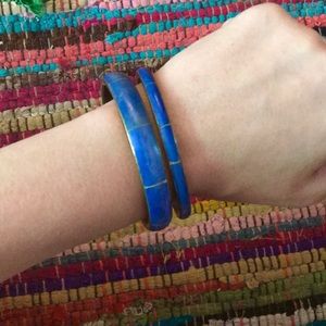 Vintage Cobalt Blue Bracelets